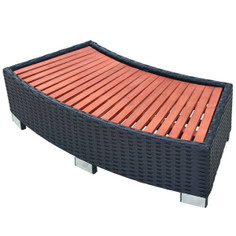Spa Step Poly Rattan 36.2"x17.7"x9.8" Black product